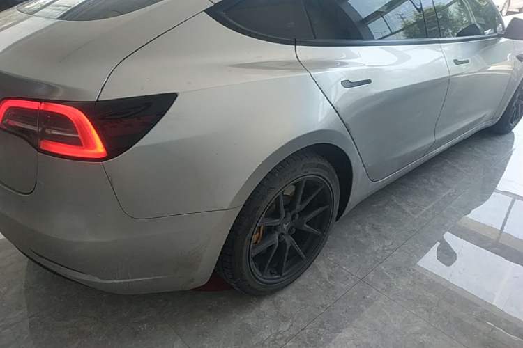 Used Tesla Model 3 2021 Standard Range Rear-Wheel Drive Upgraded Version 3D6 Rear Right 45 Deg