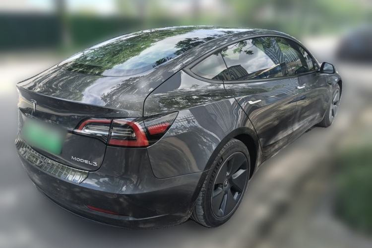 Used Tesla Model 3 2021 Revised Version Standard Range Rear-Wheel Drive Upgraded Edition 3D1 Rear Right 45 Deg