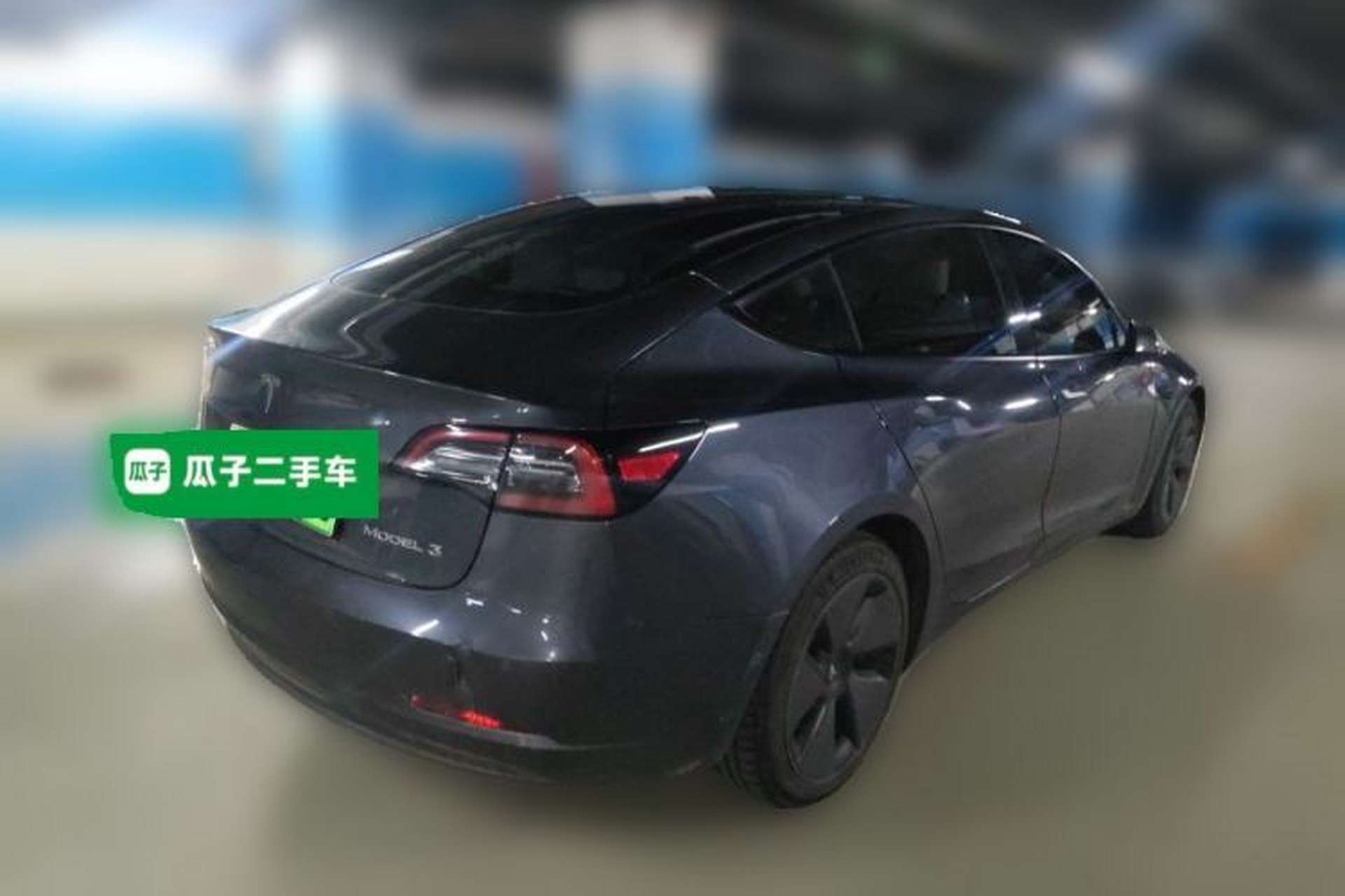 Used Tesla Model 3 2021 Standard Range Rear-Drive Upgraded Version Rear Right 45 Deg