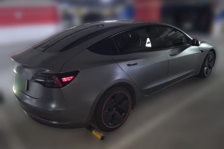 Used Tesla Model 3 2021 Standard Range Rear-Wheel Drive Upgraded Version 3D6 Rear Right 45 Deg