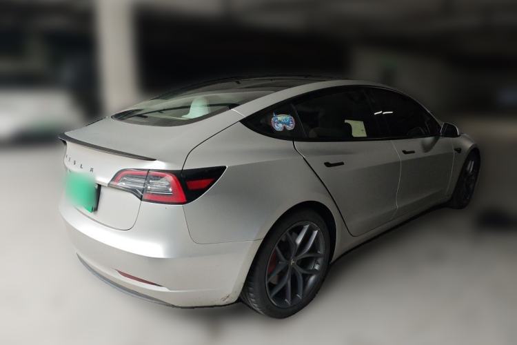 Used Tesla Model 3 2021 Revised Version II – Performance High-Performance All-Wheel-Drive Edition Rear Right 45 Deg