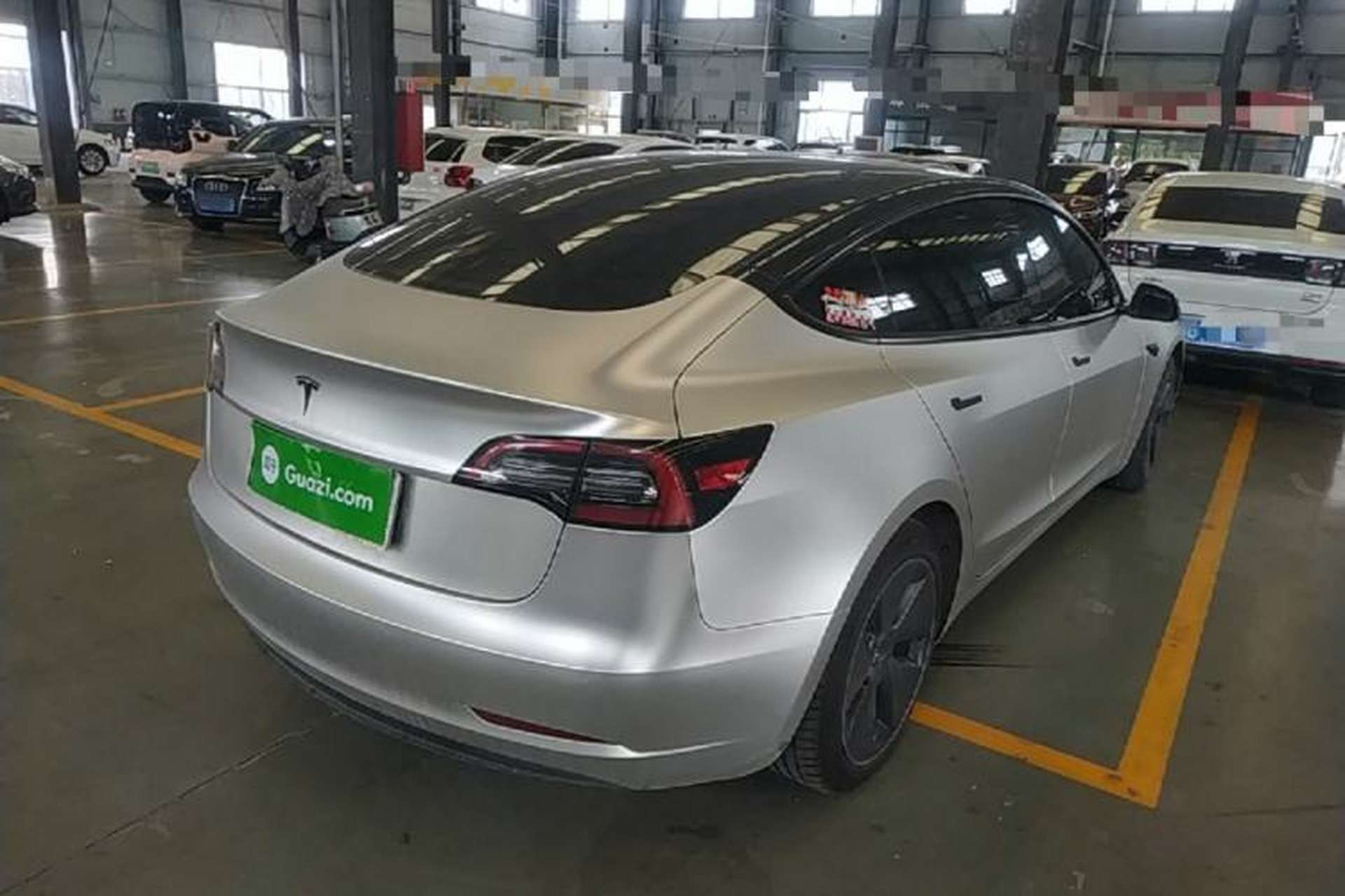 Used Tesla Model 3 2021 Standard Range Rear-Wheel Drive Upgraded Version 3D6 Rear Right 45 Deg