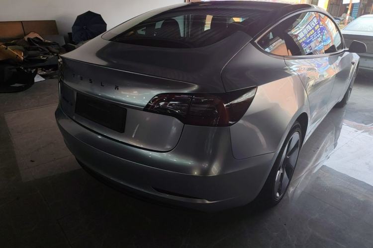 Used Tesla Model 3 2021 Standard Range Rear-Wheel Drive Upgraded Version 3D6 Rear Right 45 Deg