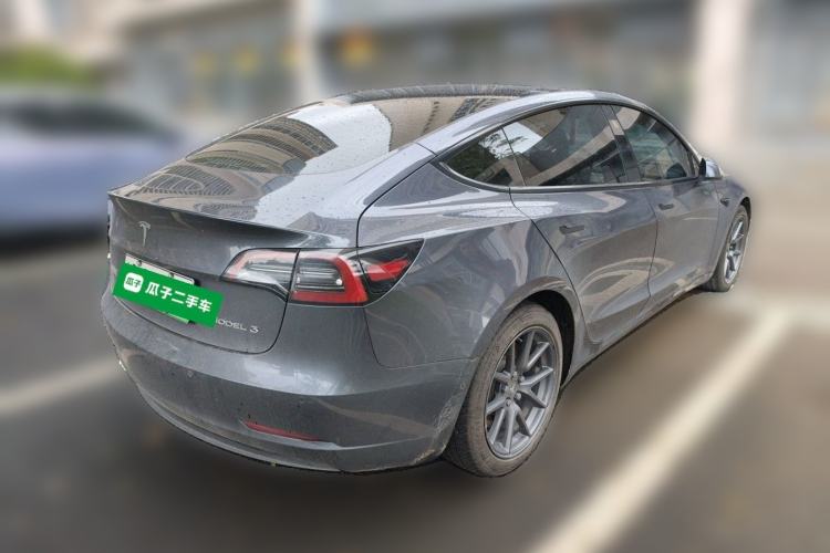 Used Tesla Model 3 2021 Revised Version Standard Range Rear-Wheel Drive Upgraded Edition 3D1 Rear Right 45 Deg