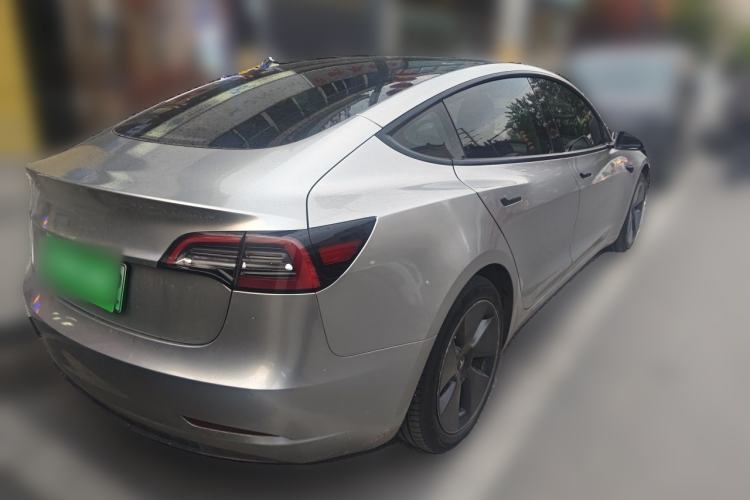 Used Tesla Model 3 2021 Revised Version Standard Range Rear-Wheel Drive Upgraded Edition 3D1 Rear Right 45 Deg