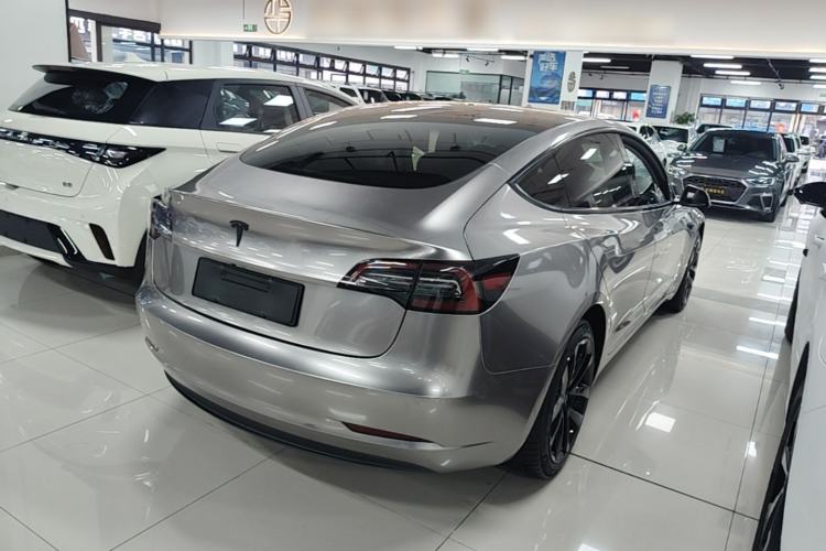 Used Tesla Model 3 2021 Standard Range Rear-Drive Upgraded Version Rear Right 45 Deg