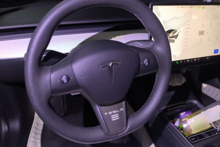 Used Tesla Model 3 2021 Standard Range Rear-Wheel Drive Upgraded Version 3D6 Steering Wheel