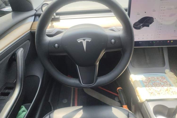 Used Tesla Model 3 2021 Standard Range Rear-Drive Upgraded Version Steering Wheel