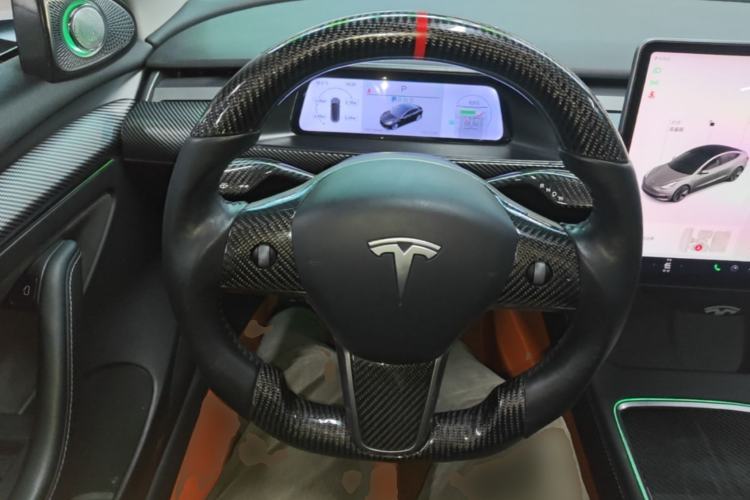 Used Tesla Model 3 2021 Standard Range Rear-Wheel Drive Upgraded Version 3D6 Steering Wheel