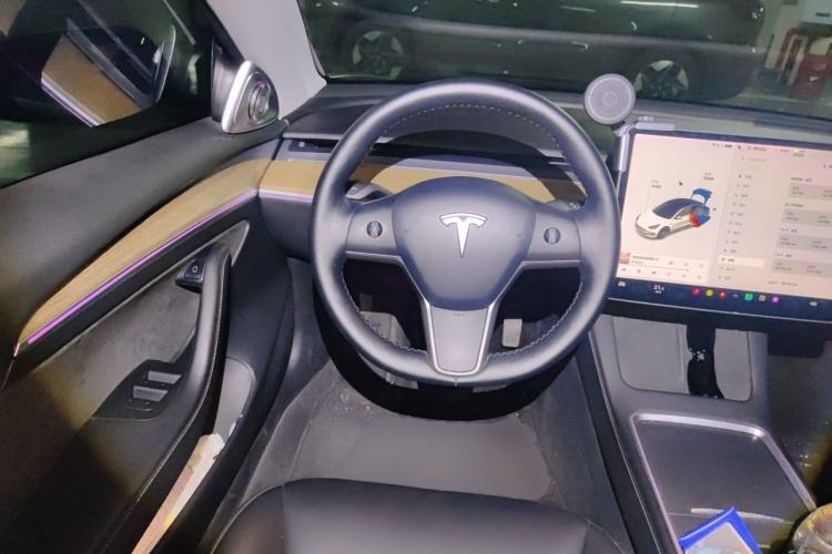 Used Tesla Model 3 2021 Standard Range Rear-Wheel Drive Upgraded Version 3D6 Steering Wheel
