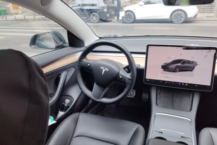 Used Tesla Model 3 2021 Revised Version II – Performance High-Performance All-Wheel-Drive Edition Steering Wheel