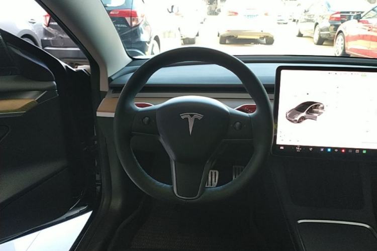Used Tesla Model 3 2021 Performance High-Performance All-Wheel-Drive Version Steering Wheel