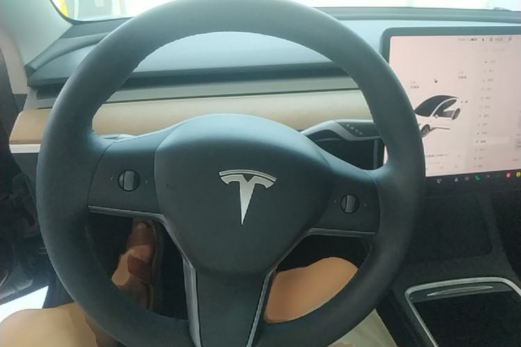 Used Tesla Model 3 2021 Standard Range Rear-Wheel Drive Upgraded Version 3D6 Steering Wheel