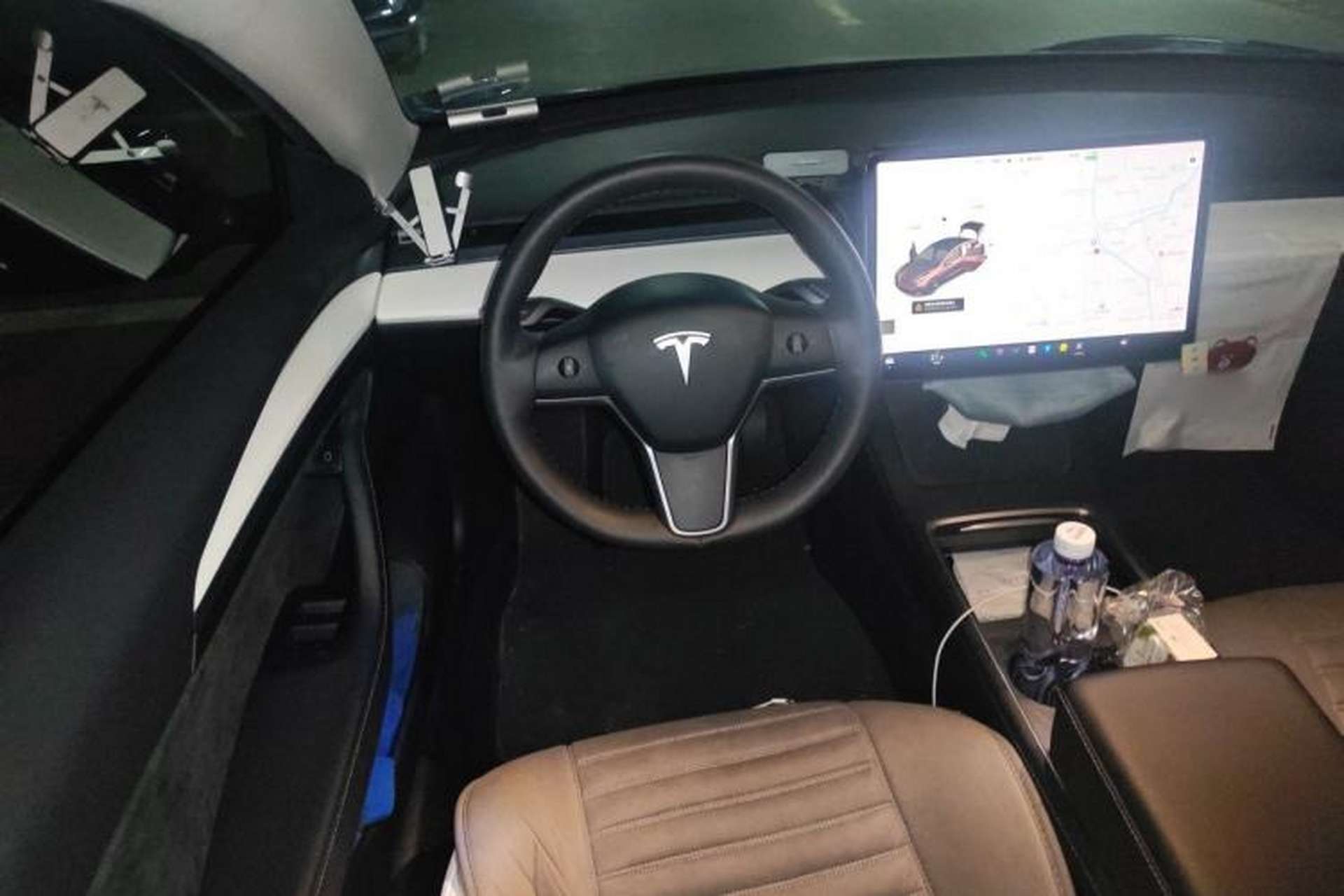 Used Tesla Model 3 2021 Standard Range Rear-Drive Upgraded Version Steering Wheel
