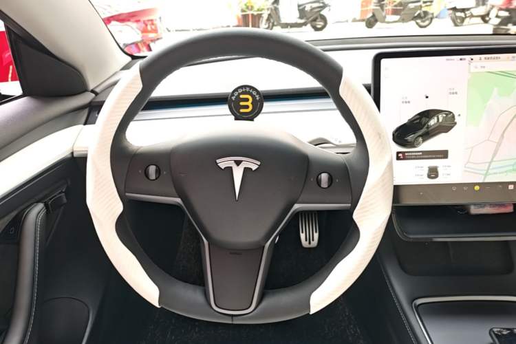 Used Tesla Model 3 2021 Revised Version Standard Range Rear-Wheel Drive Upgraded Edition 3D1 Steering Wheel