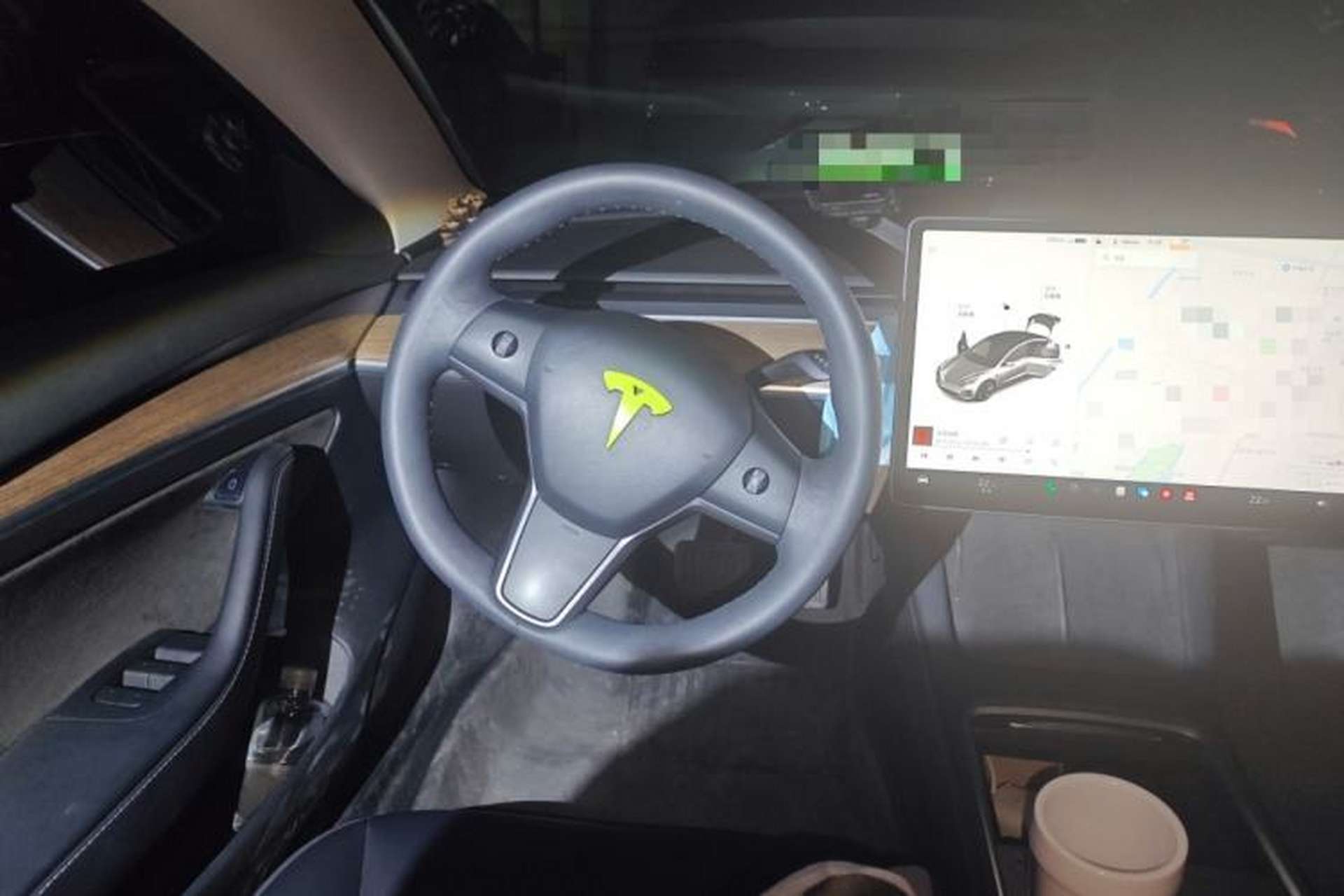 Used Tesla Model 3 2021 Revised Version Standard Range Rear-Wheel Drive Upgraded Edition 3D1 Steering Wheel