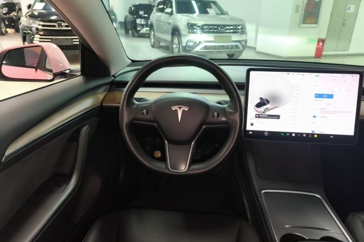 Used Tesla Model 3 2021 Revised Version Standard Range Rear-Wheel Drive Upgraded Edition 3D1 Steering Wheel