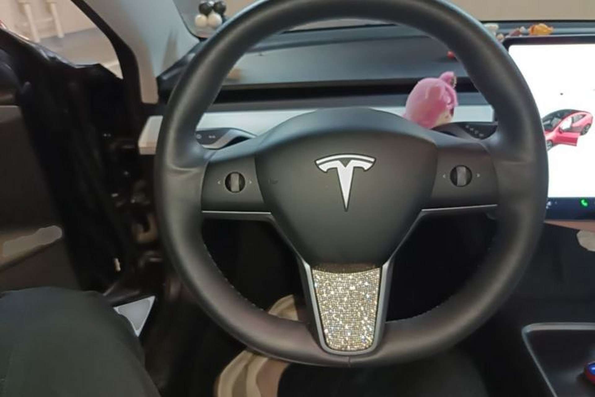 Used Tesla Model 3 2021 Standard Range Rear-Wheel Drive Upgraded Version 3D6 Steering Wheel