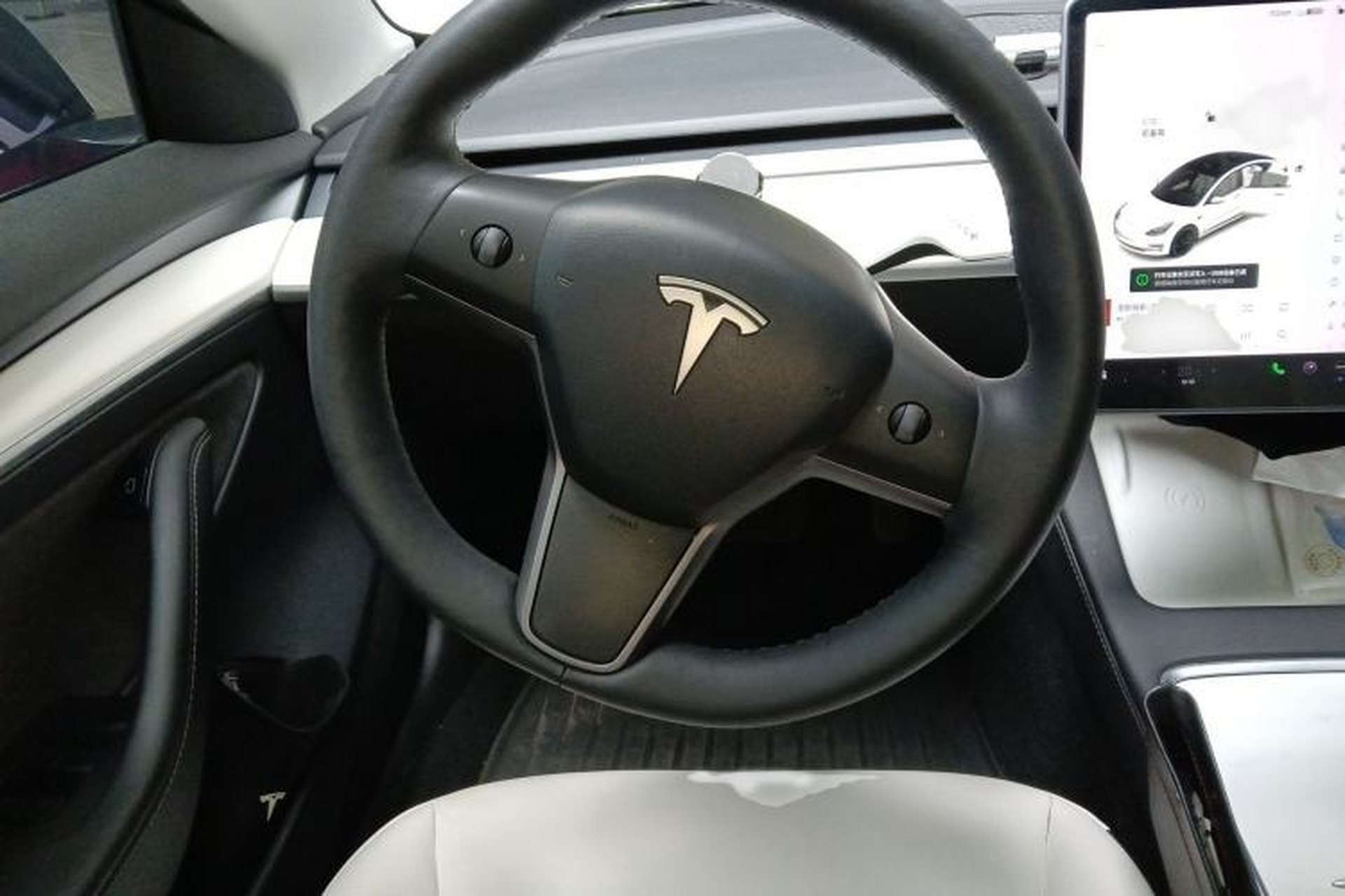 Used Tesla Model 3 2021 Standard Range Rear-Drive Upgraded Version Steering Wheel