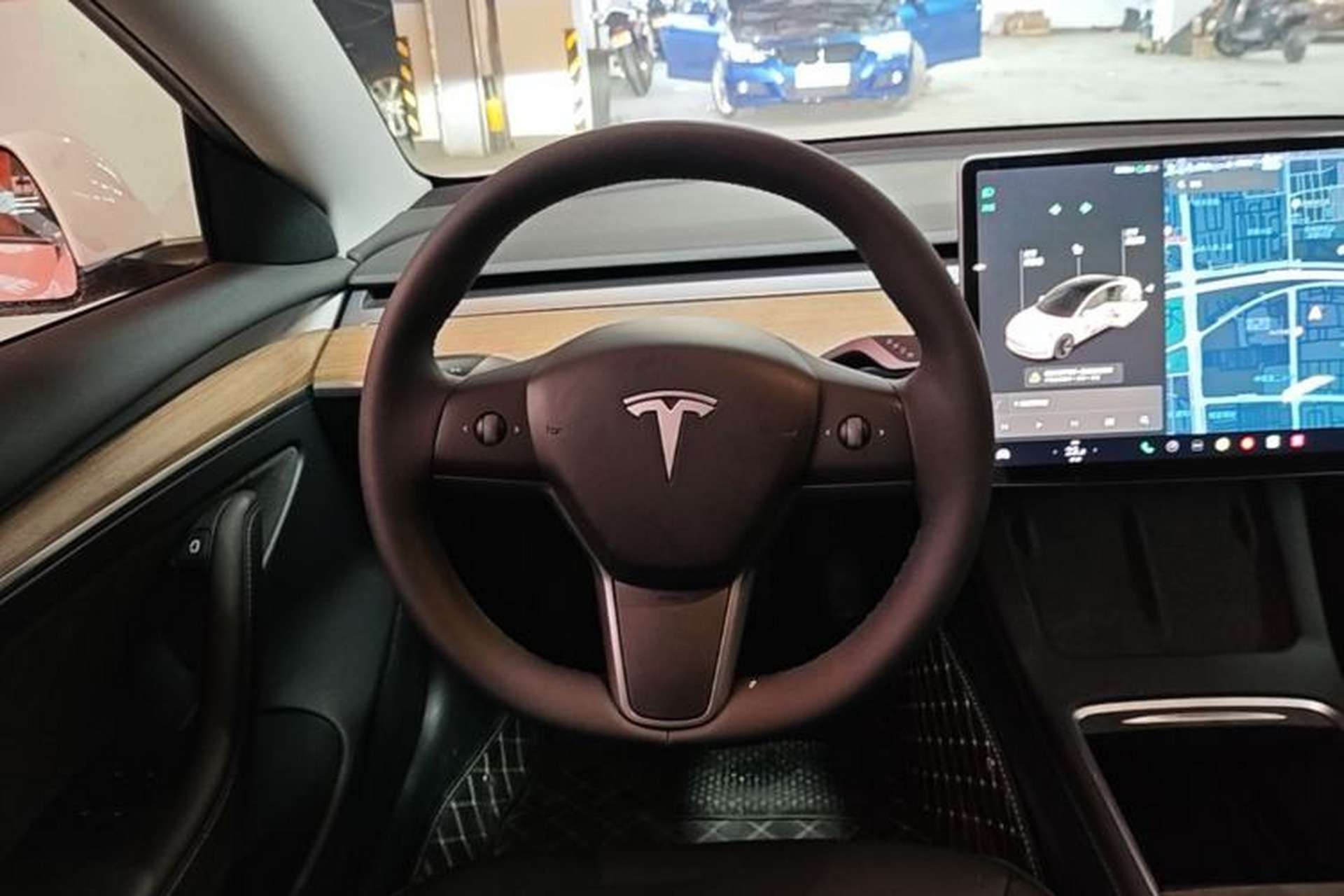 Used Tesla Model 3 2021 Standard Range Rear-Wheel Drive Upgraded Version 3D6 Steering Wheel