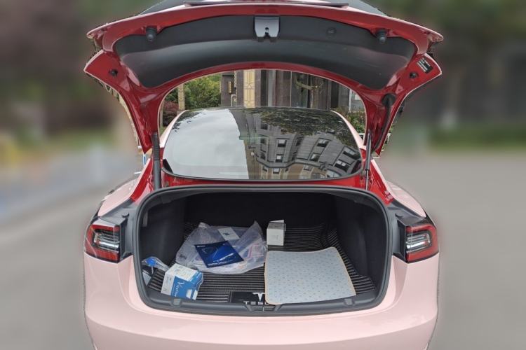 Used Tesla Model 3 2021 Performance High-Performance All-Wheel-Drive Version Trunk