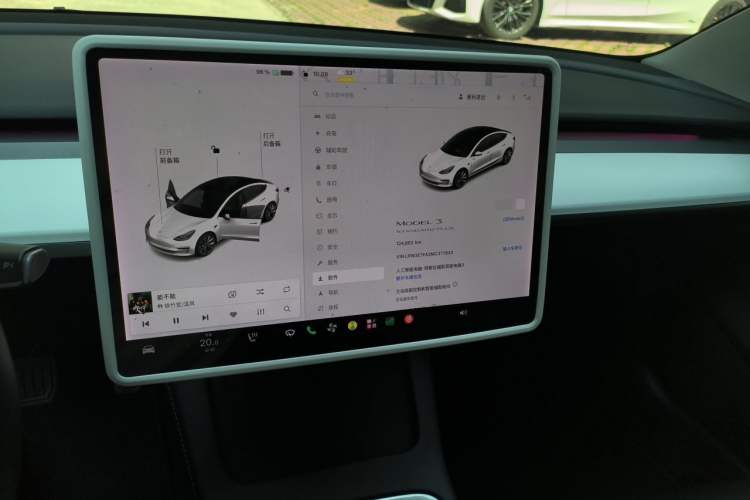 Used Tesla Model 3 2021 Revised Version Standard Range Rear-Wheel Drive Upgraded Edition 3D1 Audio And AC Panel