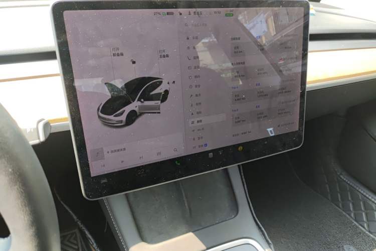 Used Tesla Model 3 2021 Standard Range Rear-Wheel Drive Upgraded Version 3D6 Audio And AC Panel