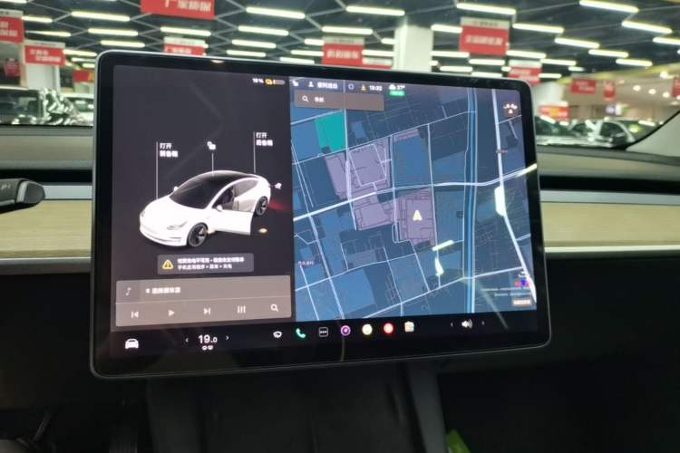 Used Tesla Model 3 2021 Standard Range Rear-Wheel Drive Upgraded Version 3D6 Audio And AC Panel