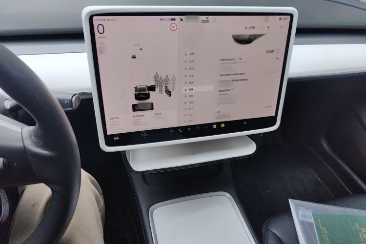 Used Tesla Model 3 2021 Revised Version Standard Range Rear-Wheel Drive Upgraded Edition 3D1 Audio And AC Panel