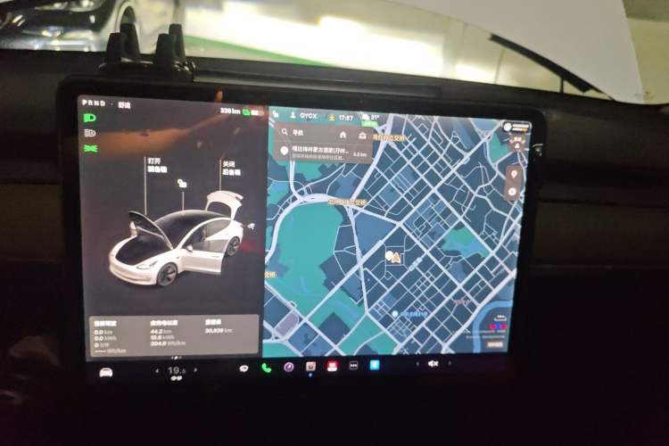 Used Tesla Model 3 2021 Standard Range Rear-Drive Upgraded Version Audio And AC Panel