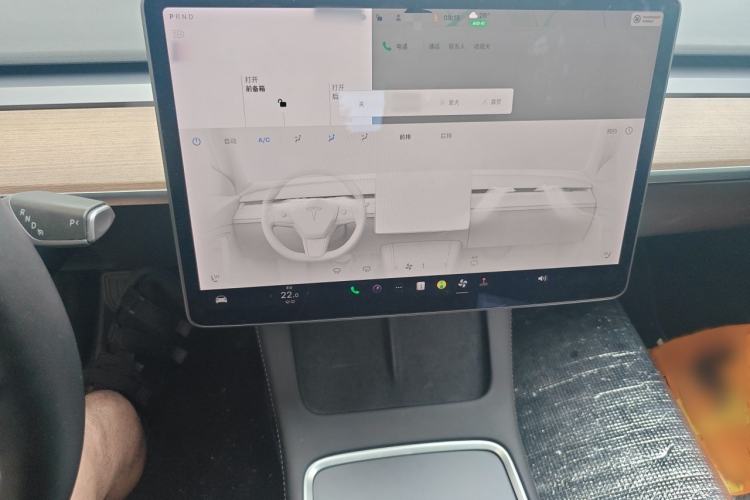 Used Tesla Model 3 2021 Standard Range Rear-Wheel Drive Upgraded Version 3D6 Audio And AC Panel