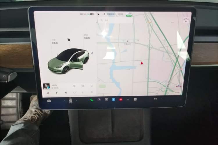 Used Tesla Model 3 2021 Standard Range Rear-Drive Upgraded Version Audio And AC Panel