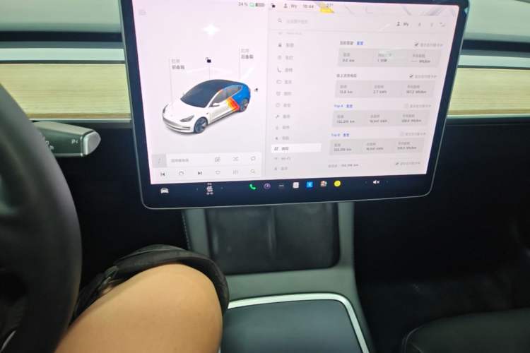 Used Tesla Model 3 2021 Revised Version Standard Range Rear-Wheel Drive Upgraded Edition 3D1 Audio And AC Panel