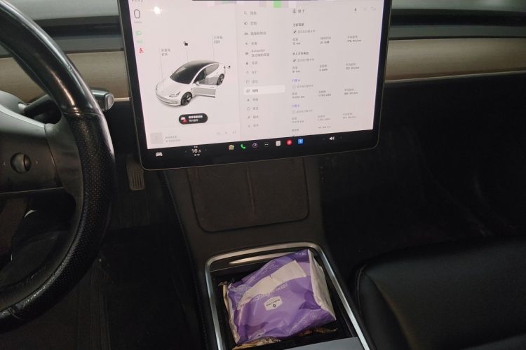 Used Tesla Model 3 2021 Standard Range Rear-Drive Upgraded Version Audio And AC Panel