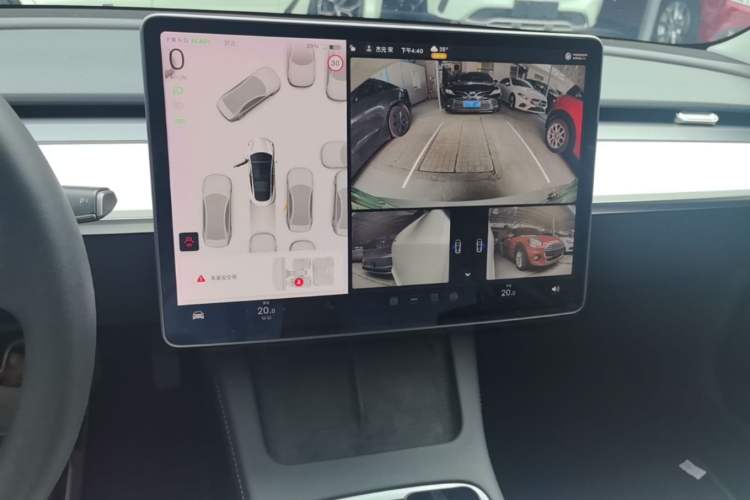 Used Tesla Model 3 2021 Standard Range Rear-Drive Upgraded Version Audio And AC Panel