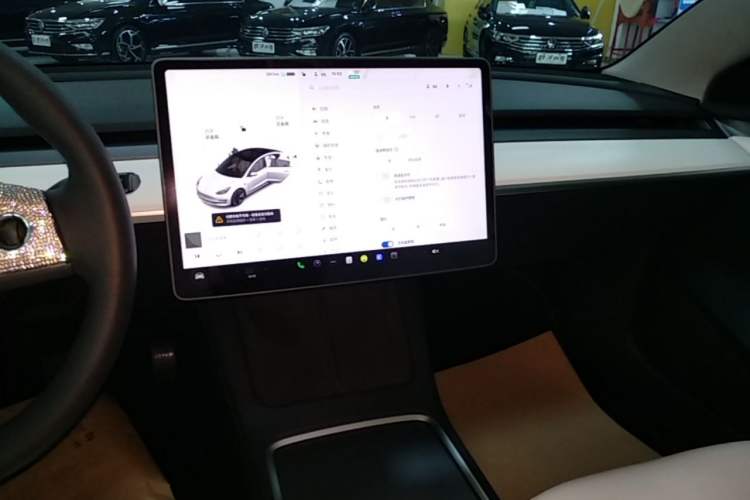 Used Tesla Model 3 2021 Standard Range Rear-Wheel Drive Upgraded Version 3D6 Audio And AC Panel