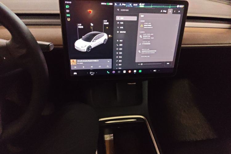 Used Tesla Model 3 2021 Revised Version Standard Range Rear-Wheel Drive Upgraded Edition 3D1 Audio And AC Panel