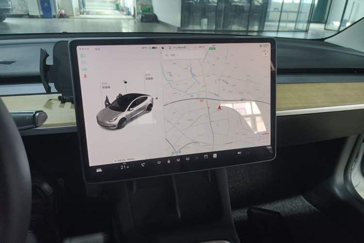 Used Tesla Model 3 2021 Standard Range Rear-Wheel Drive Upgraded Version 3D6 Audio And AC Panel