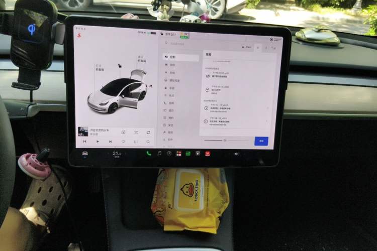 Used Tesla Model 3 2021 Standard Range Rear-Wheel Drive Upgraded Version 3D6 Audio And AC Panel