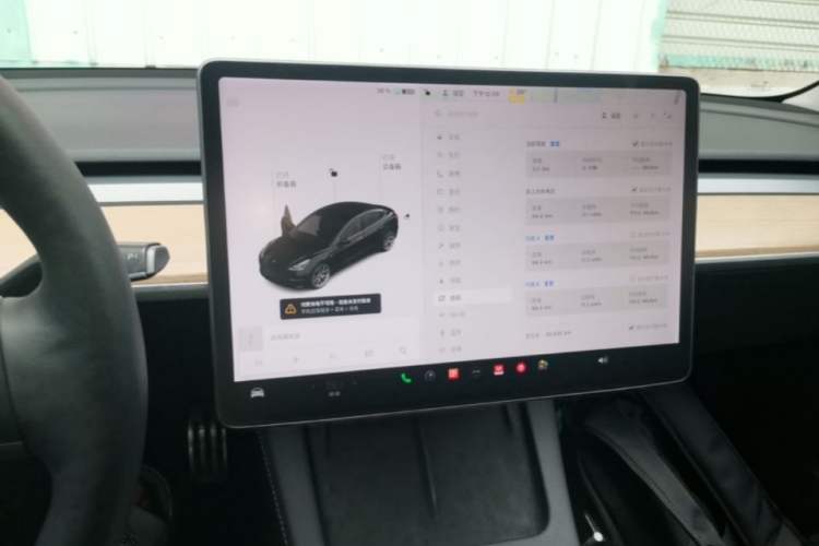Used Tesla Model 3 2021 Revised Version Standard Range Rear-Wheel Drive Upgraded Edition 3D1 Audio And AC Panel
