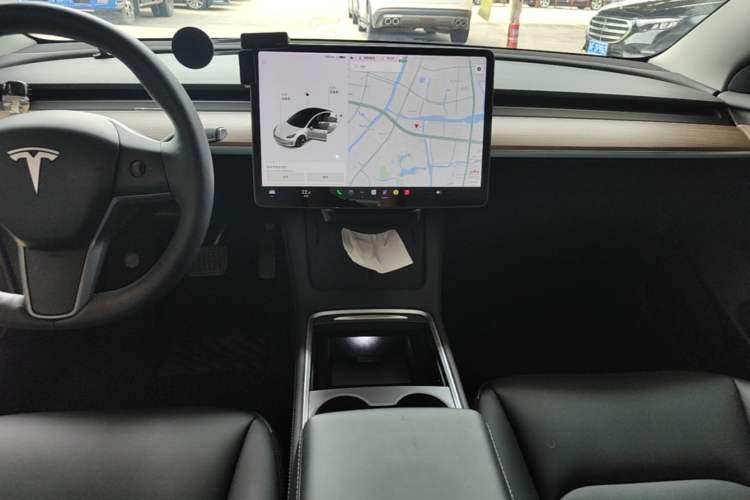Used Tesla Model 3 2021 Revised Version Standard Range Rear-Wheel Drive Upgraded Edition 3D1 Audio And AC Panel