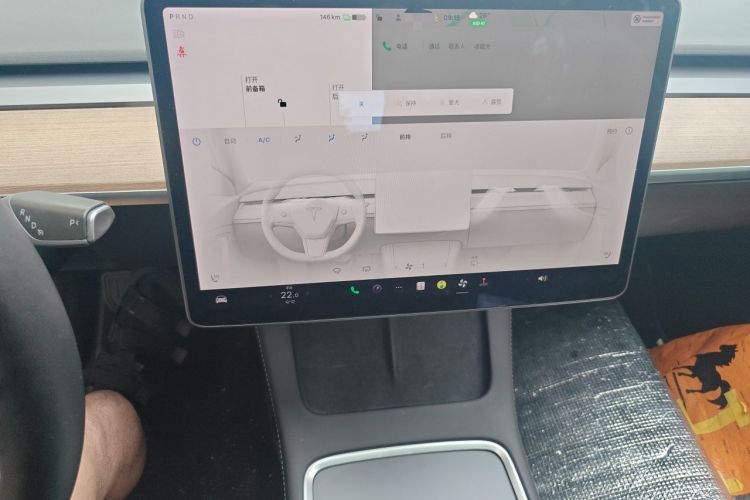 Used Tesla Model 3 2021 Standard Range Rear-Wheel Drive Upgraded Version 3D6 Audio And AC Panel