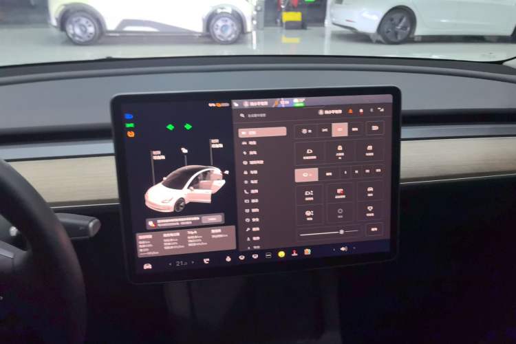 Used Tesla Model 3 2021 Standard Range Rear-Wheel Drive Upgraded Version 3D6 Audio And AC Panel