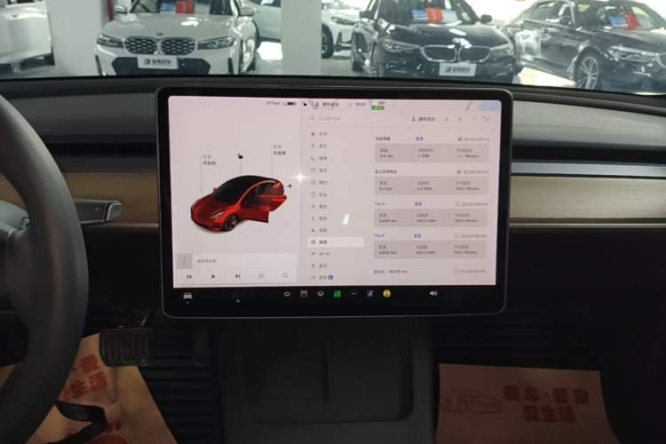 Used Tesla Model 3 2021 Standard Range Rear-Drive Upgraded Version Audio And AC Panel
