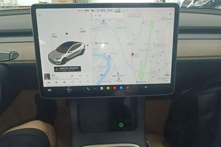 Used Tesla Model 3 2021 Standard Range Rear-Wheel Drive Upgraded Version 3D6 Audio And AC Panel