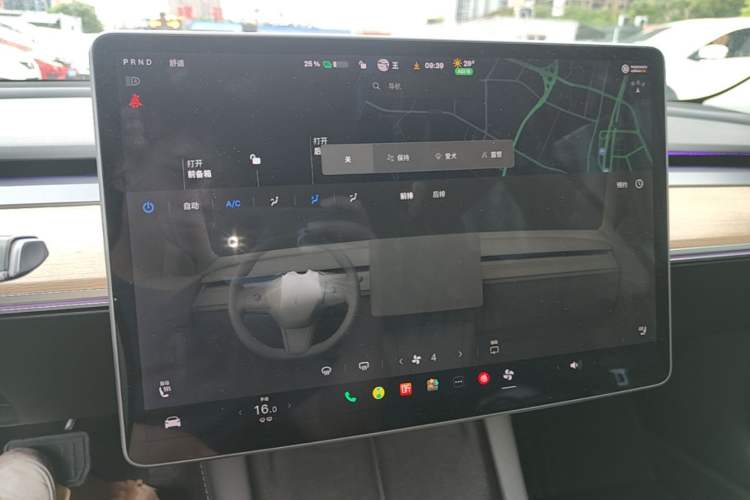 Used Tesla Model 3 2021 Standard Range Rear-Wheel Drive Upgraded Version 3D6 Audio And AC Panel