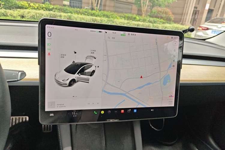 Used Tesla Model 3 2021 Performance High-Performance All-Wheel-Drive Version Audio And AC Panel
