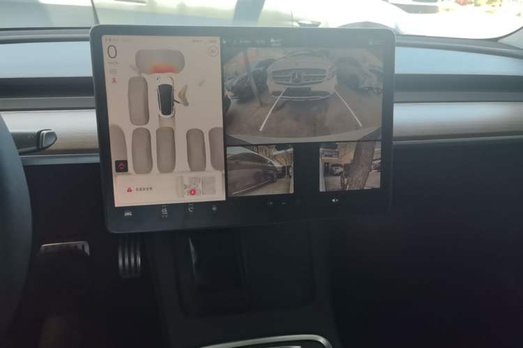 Used Tesla Model 3 2021 Revised Version II – Performance High-Performance All-Wheel-Drive Edition Audio And AC Panel