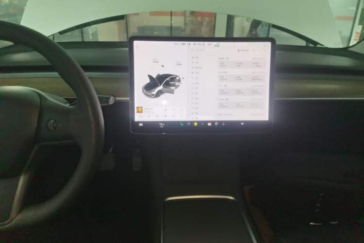 Used Tesla Model 3 2021 Revised Version Standard Range Rear-Wheel Drive Upgraded Edition 3D1 Audio And AC Panel