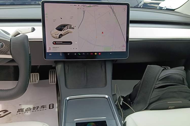 Used Tesla Model 3 2021 Performance High-Performance All-Wheel-Drive Version Audio And AC Panel